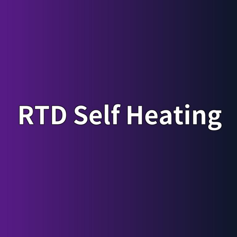 RTD Self Heating Error 계산 방법 1 rtd self heating 1785912104