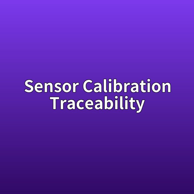Sensor Calibration Traceability의 국제 표준 이해 6 sensor calibration traceability 1785906377