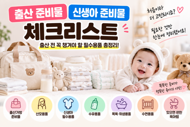 출산 준비물 신생아 준비물 체크리스트 5 출산준비물 썸네일